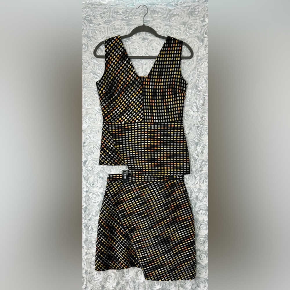 MSGM MILANO Top And Skirt 2 Piece Set Top Sz EU 42/ US 6 Skirt Sz EU 44 / US 8